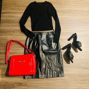 *SOLD* Wilson’s leather pencil skirt